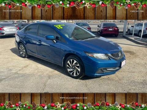 2015 Honda Civic for sale at Salas Auto Group in Indio CA