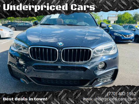 2016 BMW X6 for sale at Underpriced Cars in Marietta GA