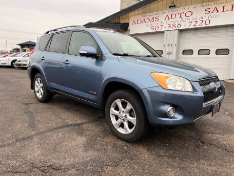 2011 Toyota RAV4 for sale at Adams Auto Sales Inc in Mankato MN