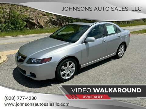 2004 Acura TSX for sale at Johnsons Auto Sales, LLC in Marshall NC