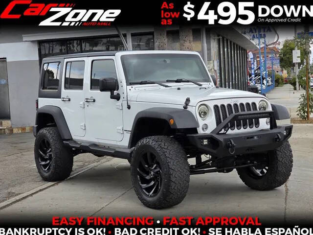 2017 Jeep Wrangler Unlimited for sale at Carzone Automall in South Gate CA