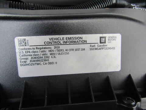 2018 Chevrolet Express