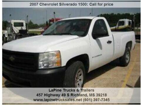 2007 Chevrolet Silverado 1500 for sale at LaPine Trucks & Trailers in Richland MS