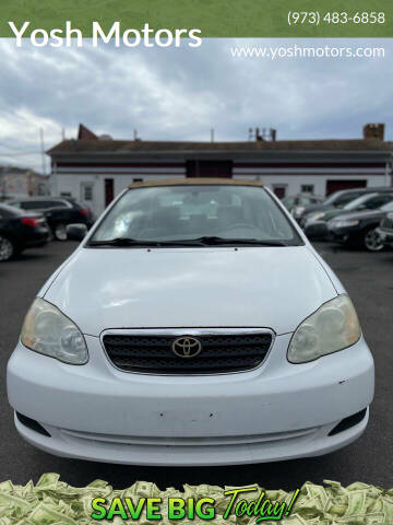 2005 Toyota Corolla for sale at Yosh Motors in Newark NJ