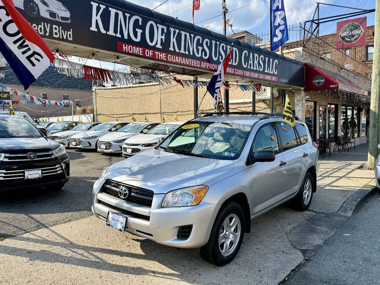 2012 Toyota RAV4 Base 4x4 4dr SUV - Classic Silver Metallic exterior view 7