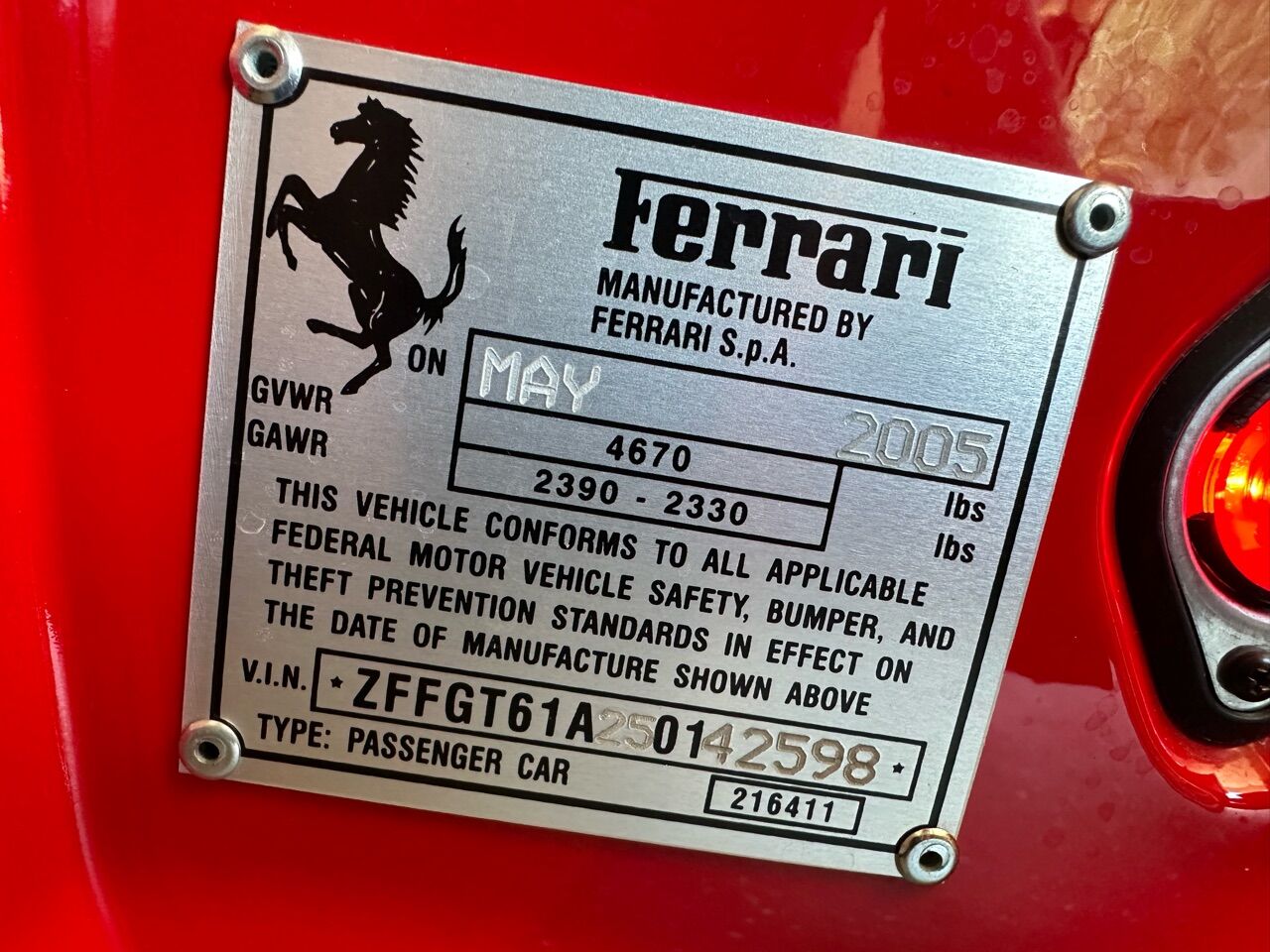 2005 Ferrari Superamerica 86