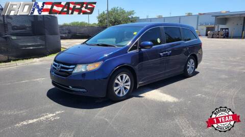 2015 Honda Odyssey for sale at IRON CARS in Hollywood FL