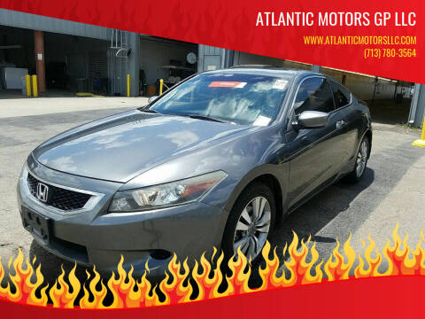 2009 Honda Accord for sale at ATLANTIC MOTORS GP LLC in Houston TX