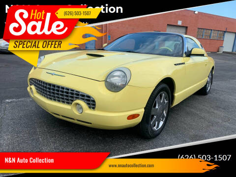 2002 Ford Thunderbird for sale at n&n auto collection inc in Pasadena CA