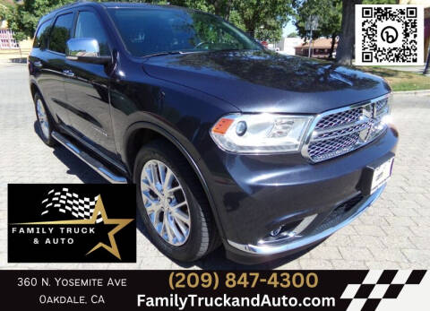 2014 Dodge Durango for sale at Family Truck and Auto in Oakdale CA
