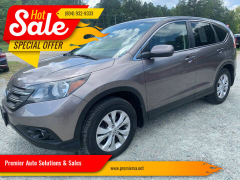 2013 Honda CR-V for sale at Premier Auto Solutions & Sales in Quinton VA