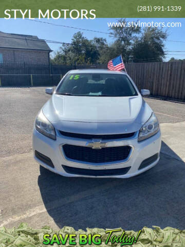 2015 Chevrolet Malibu for sale at STYL MOTORS in Pasadena TX