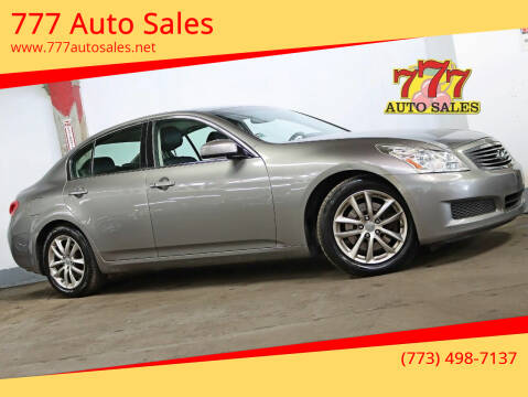 2007 Infiniti G35 for sale at 777 Auto Sales in Bedford Park IL