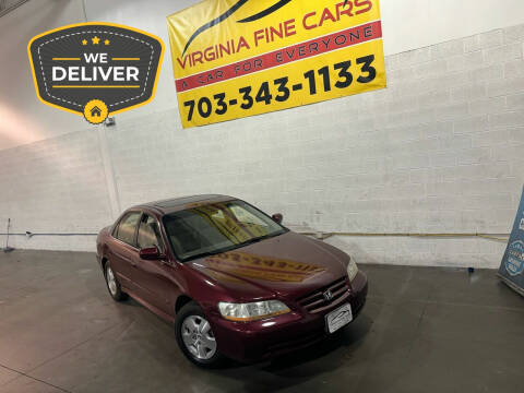 2001 Honda Accord for sale at Virginia Fine Cars in Chantilly VA