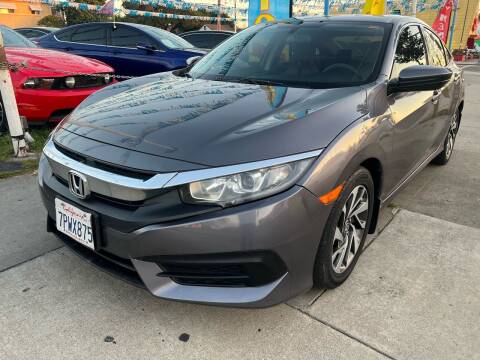 2016 Honda Civic for sale at Plaza Auto Sales in Los Angeles CA