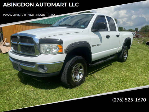2003 Dodge Ram Pickup 2500 for sale at ABINGDON AUTOMART LLC in Abingdon VA