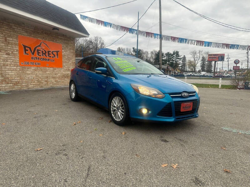 Used 2014 Ford Focus Titanium with VIN 1FADP3N28EL193504 for sale in Austintown, OH