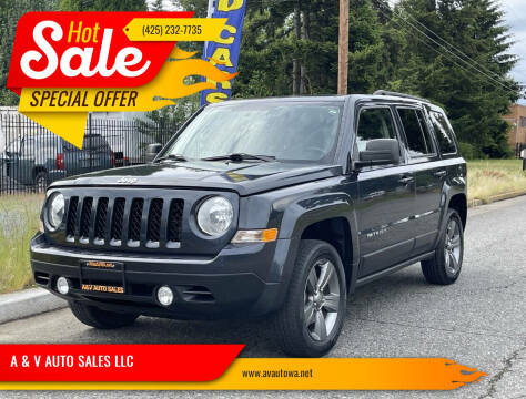 2015 Jeep Patriot for sale at A & V AUTO SALES LLC in Marysville WA