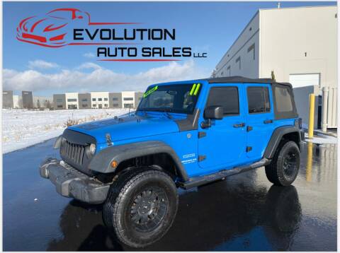 2011 Jeep Wrangler Unlimited for sale at Evolution Auto Sales LLC in Springville UT