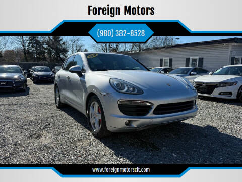 2012 Porsche Cayenne for sale at Foreign Motors in Kannapolis NC
