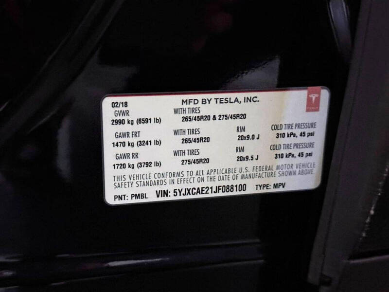 2018 Tesla Model X 75D