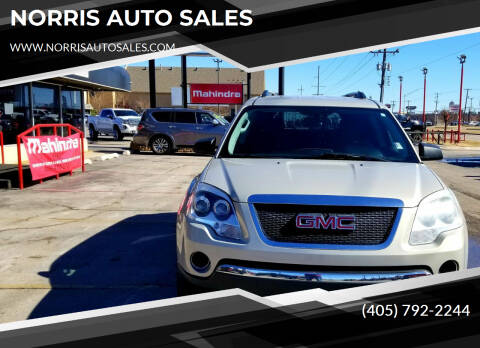 2011 GMC Acadia for sale at NORRIS AUTO SALES in Oklahoma City OK
