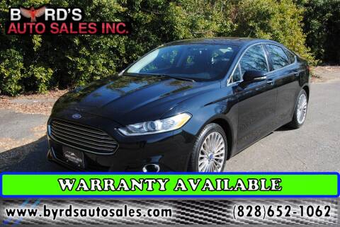 2016 Ford Fusion for sale at Byrds Auto Sales in Marion NC