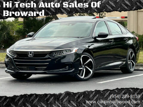 2021 Honda Accord for sale at Hi Tech Auto Sales Of Broward in Hollywood FL