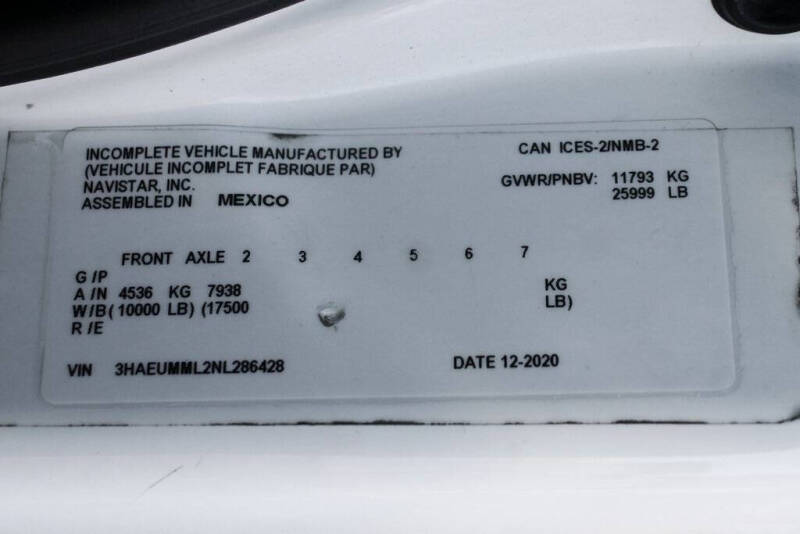 2022 International MV607