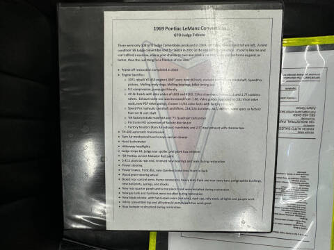 1969 Pontiac Le Mans