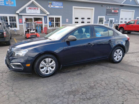 2015 Chevrolet Cruze for sale at Jacobs Auto Sales, LLC in Spencerport NY