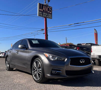 2015 Infiniti Q50 for sale at LLANOS AUTO SALES LLC - LEDBETTER in Dallas TX