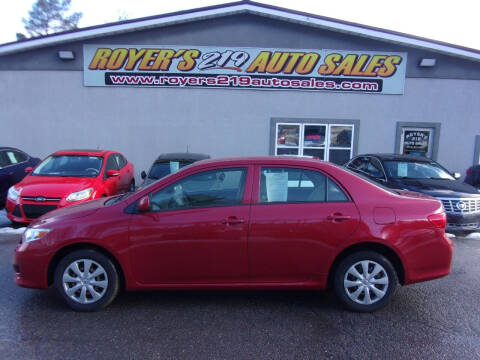 2010 Toyota Corolla for sale at ROYERS 219 AUTO SALES in Dubois PA