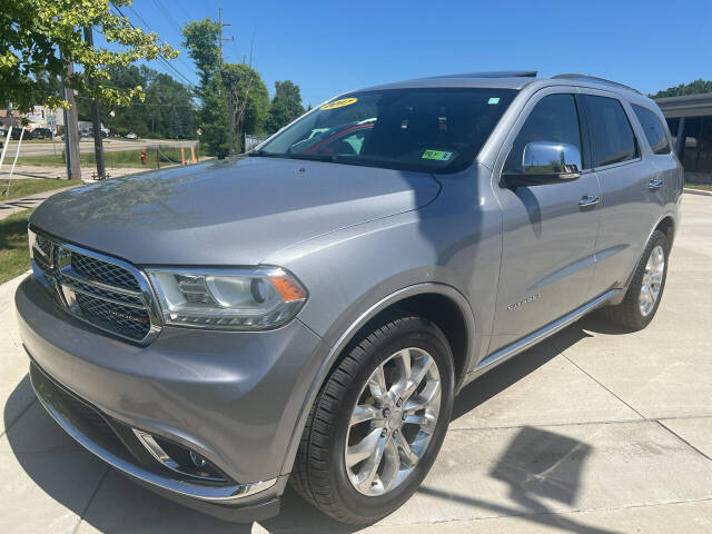 2017 Dodge Durango for sale at ORCHARD LAKE AUTO SALES INC in Farmington Hills, MI