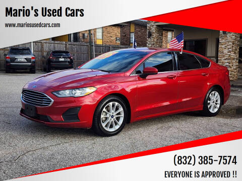 2020 Ford Fusion for sale at Mario's Used Cars - Pasadena Location in Pasadena TX