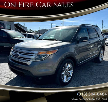 2013 Ford Explorer for sale at On Fire Car Sales in Tampa FL