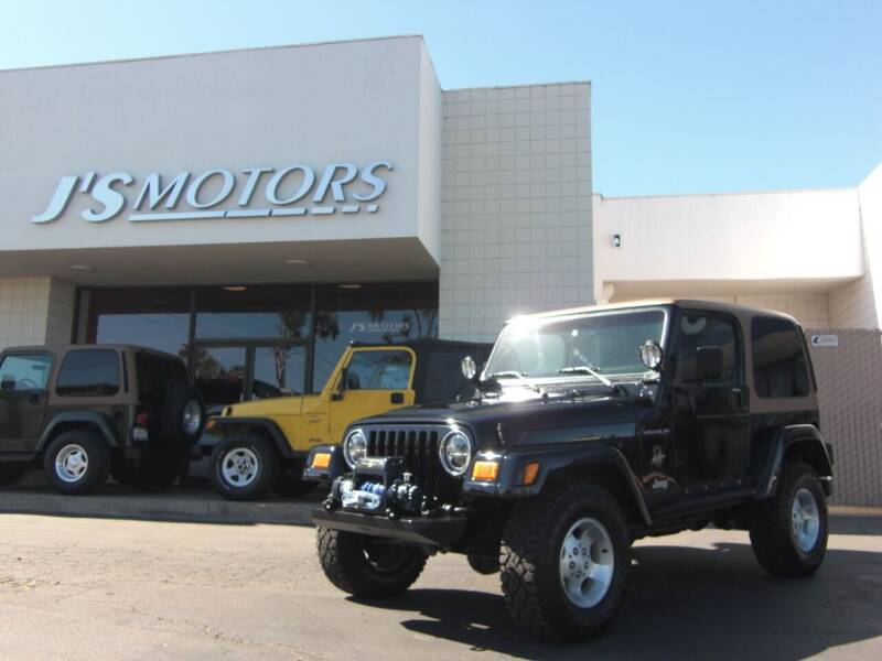 2002 Jeep Wrangler for sale at J'S MOTORS in San Diego CA