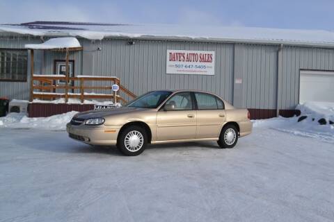 2003 Chevrolet Malibu for sale at Dave's Auto Sales in Winthrop MN