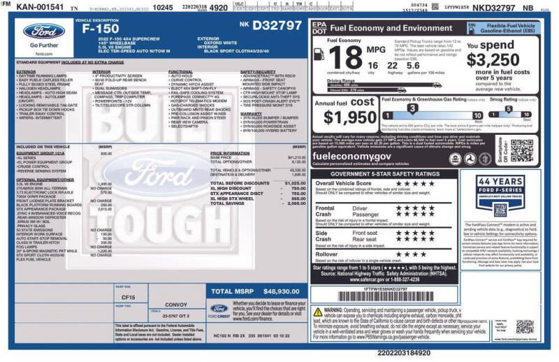 2022 Ford F-150