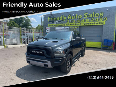 2016 RAM 1500 for sale at Friendly Auto Sales in Detroit MI