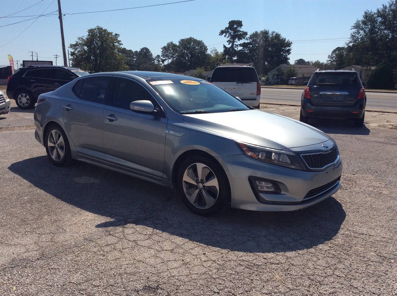 2014 Kia Optima Hybrid for sale at SPRINGTIME MOTORS in Huntsville, TX