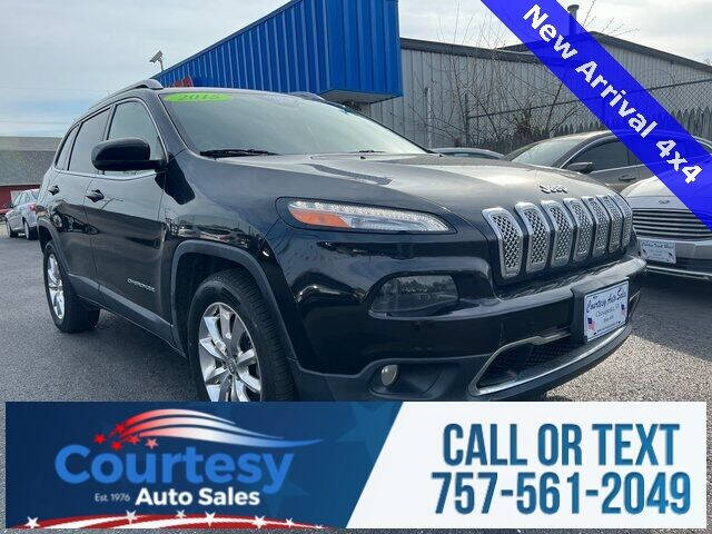 2015 Jeep Cherokee for sale at Courtesy Auto Sales in Chesapeake VA