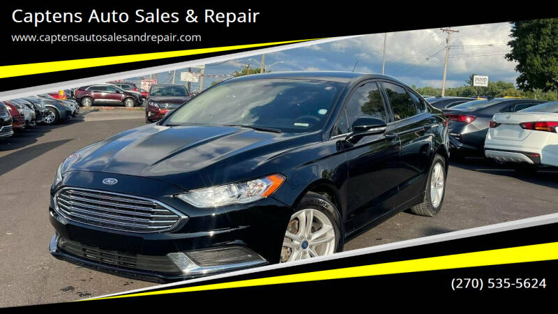 2018 Ford Fusion for sale at Captens Auto Sales & Repair in Bowling Green KY