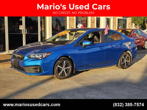 2020 Subaru Impreza for sale at Mario's Used Cars - South Houston Location in South Houston TX