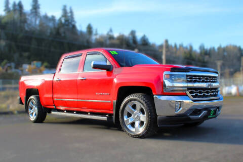 2018 Chevrolet Silverado 1500 for sale at GQ Motorsports in Auburn WA