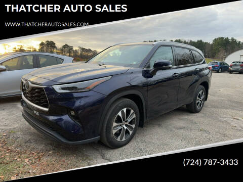 2021 Toyota Highlander for sale at THATCHER AUTO SALES in Export PA