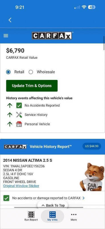 2014 Nissan Altima 2.5 S