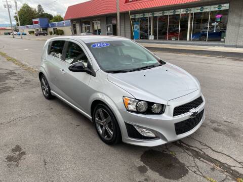 2016 Chevrolet Sonic for sale at Midtown Autoworld LLC in Herkimer NY