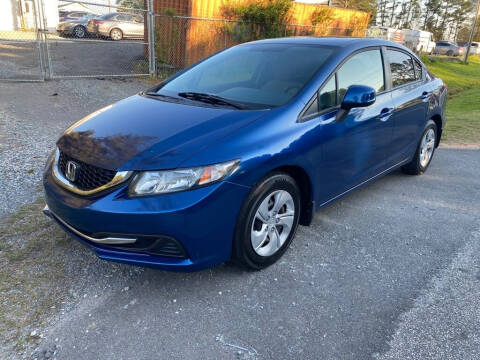 2013 Honda Civic for sale at CRC Auto Sales in Fort Mill SC