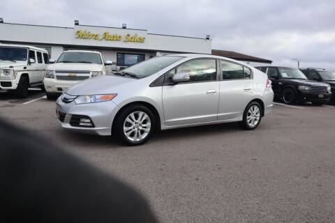 2013 Honda Insight for sale at MIRA AUTO SALES in Cincinnati OH